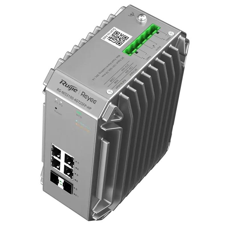 RUIJIE REYEE RG-NIS3100-4GT2SFP-HP 4 PORT GIGABIT +2X1GB SFP ENDUSTRIYEL 120W POE SWITCH 