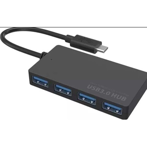 Kruxon ZR424 SİYAH 103U3 TYPE-C USB 3,0 HUB
