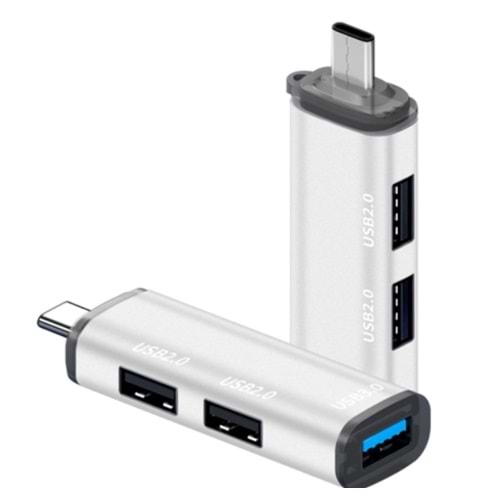 Kruxon ZR 471 ADS302/C TYPE-C USB HUB