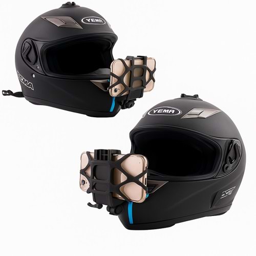 Kruxon ZR616 MAVİ GO PRO KASK APARATI