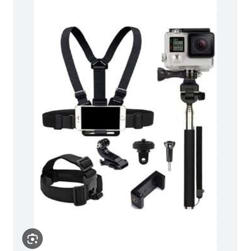 Kruxon ZR883 GO-PRO 8 İN 1 APARAT