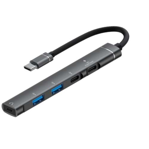 Kruxon ZR866 TYPE-C 5 İN 1 HUB H01