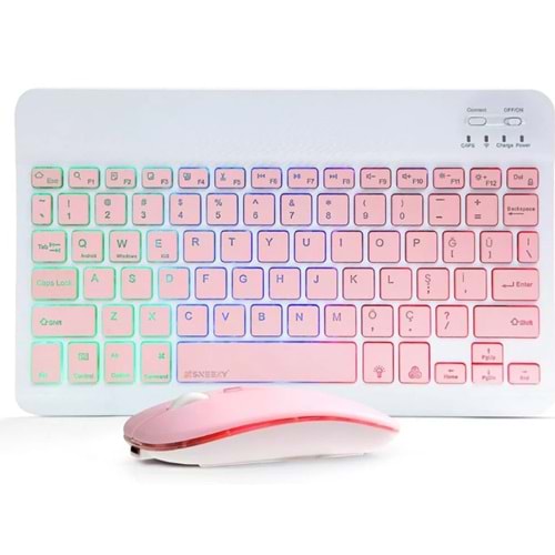 Kruxon ZR955 PEMBE RGB KM SET