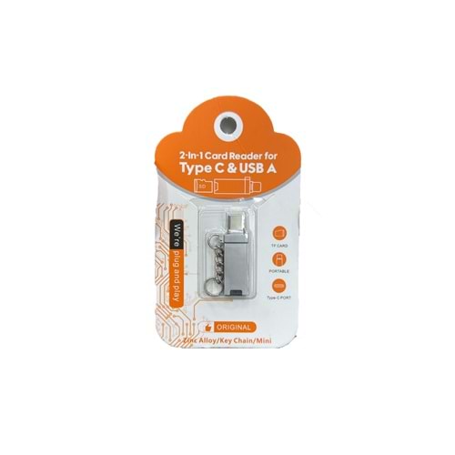 Kruxon ZR967 TYPE-C USB 2İN1 CARD READER