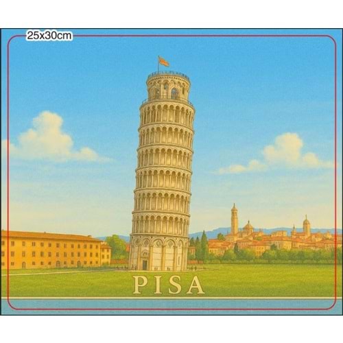 Kruxon ZR1021 PİSA KULESİ MOUSE PAD 25X30