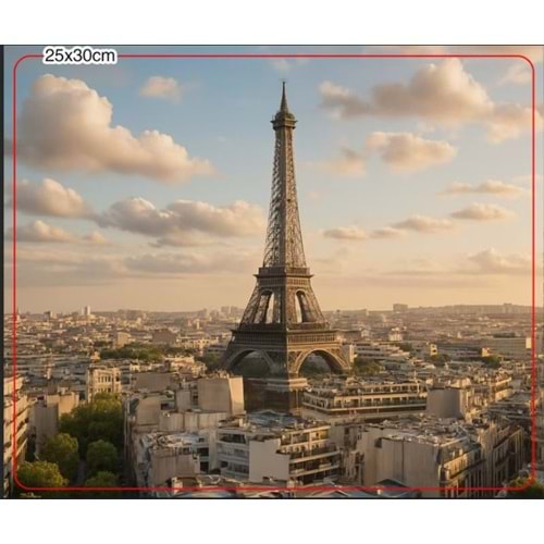 Kruxon ZR1023 EYFEL MOUSE PAD 25X30