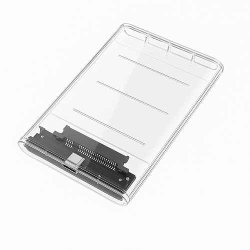 Bilişim Burada ZR1073 ŞEFFAF HDD CASE TYPE-C 3,1