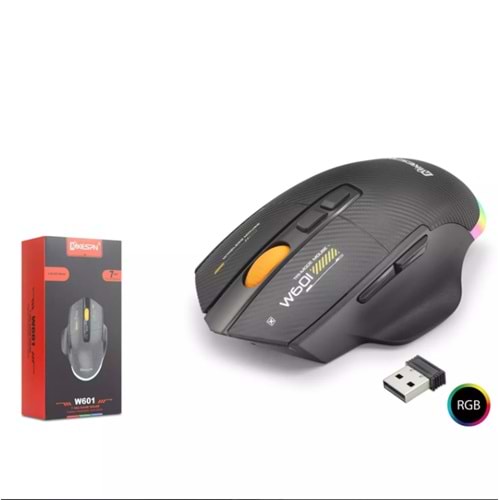 W601 BLACK 12800 DPI GAMİNG MOUSE