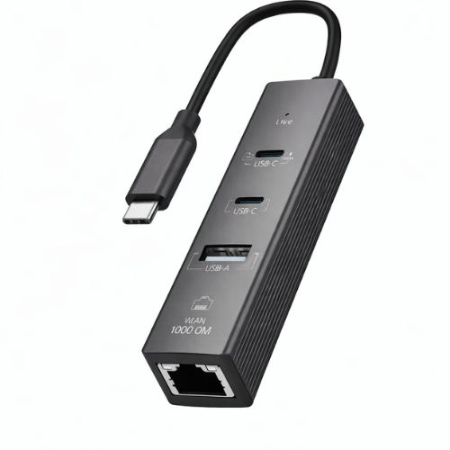 ZR1207 TYPE-C TO 2 TYPE- USB GİGABİT ETHERNET