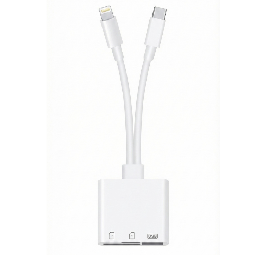 ZR1213 LİGHTNİNG TYPE-C TO CARD READER USB