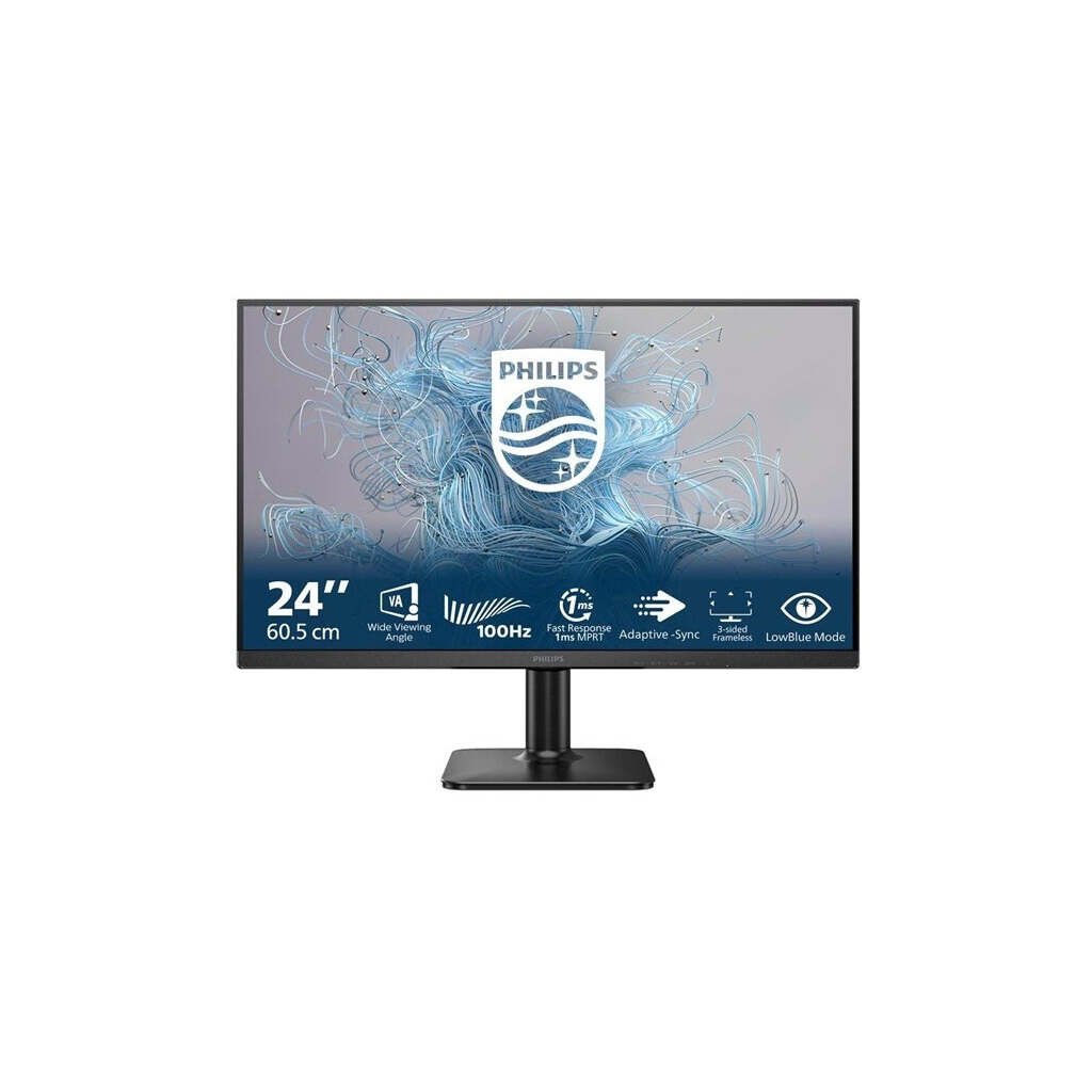 PHILIPS 24E2N1100LB/00 23,8&quot; 1ms, 100Hz, Full HD, HDMI, D-Sub, VA Panel Monitör