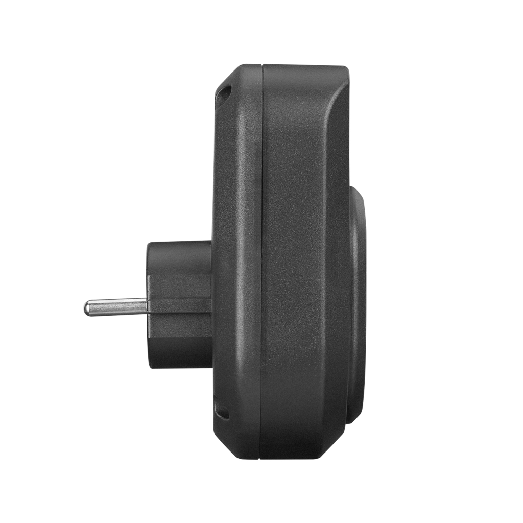 T-PORT 3500W, Tekli, Akım Korumalı Priz, 450 Joules, (Siyah)