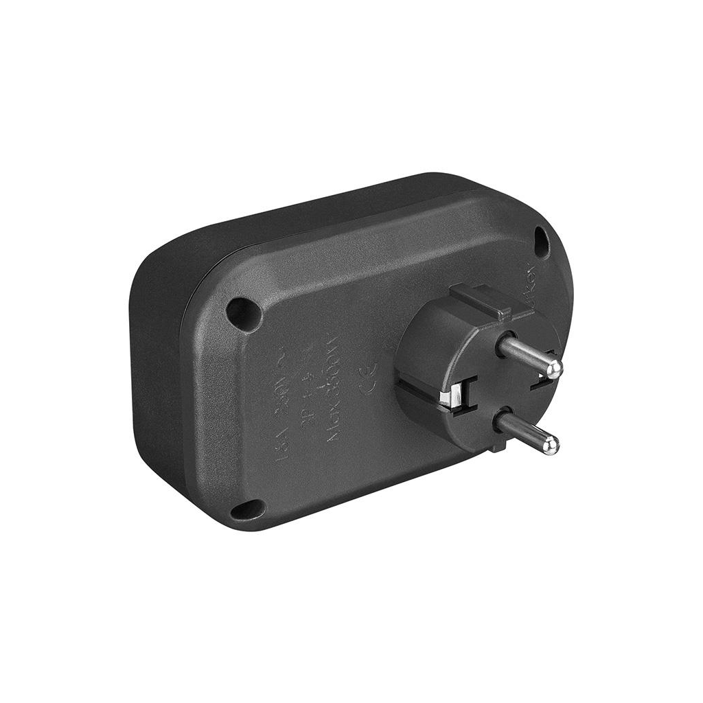 T-PORT 3500W, Tekli, Akım Korumalı Priz, 450 Joules, (Siyah)