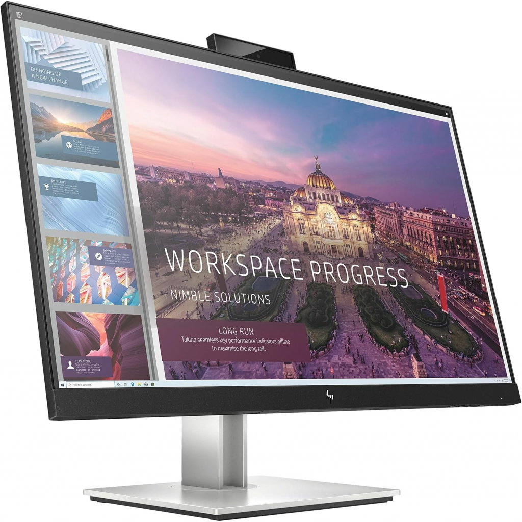 HP 6PA50AS, E24D G4, 23.8&quot; 5ms, 60Hz, Full HD, HDMI, DP, USB, Type-C, Pivot, RJ45, Mikrofon, Web Cam, IPS LED MONİTÖR