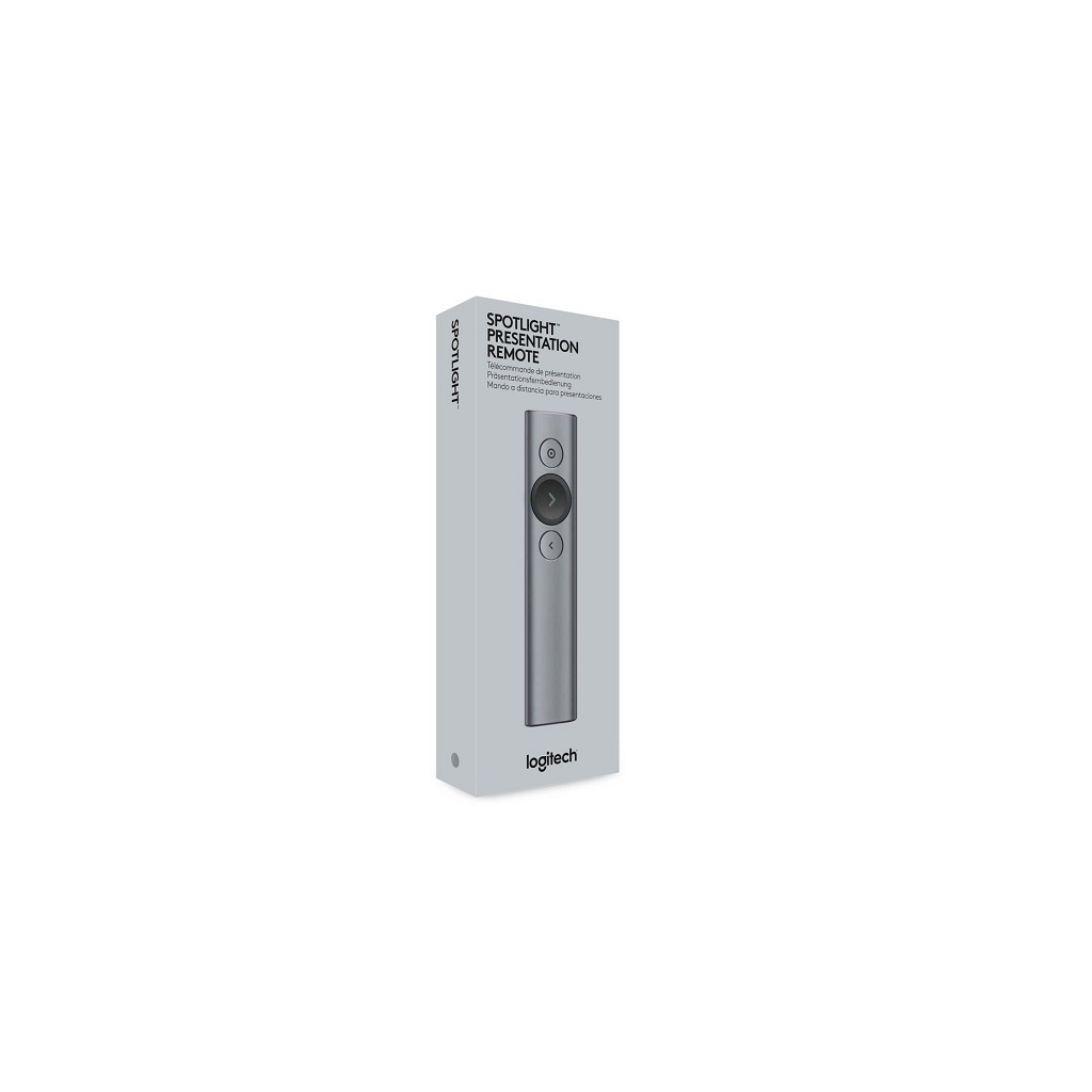 LOGITECH 910-004861, Spotlight Wireless Presenter, Sunum Cihazı (Gri)