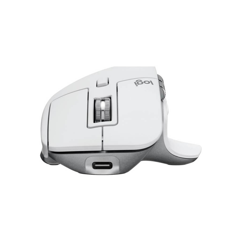 LOGITECH 910-006560, MX MASTER 3S, Beyaz, Bluetooth, 8000dpi, Lazer, 7 Tuşlu, USB-C den şarj edilebilir, Mouse