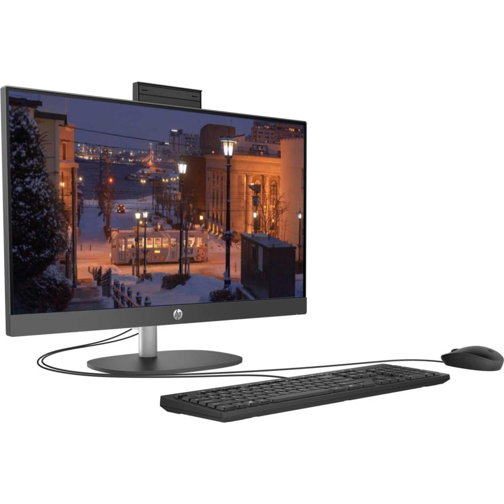 HP A1JZ3ES, ProOne 240 G10, i5-1335U, 23,8&quot; FHD Ekran, 16Gb Ram, 512Gb SSD, Paylaşımlı Ekran Kartı, Free Dos All In One PC, SİYAH