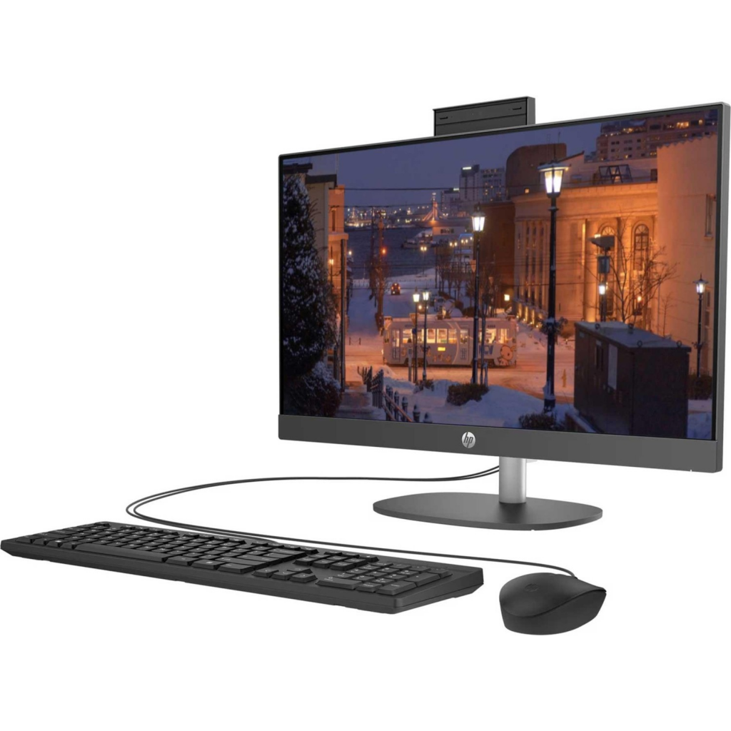 HP A1JZ3ES, ProOne 240 G10, i5-1335U, 23,8&quot; FHD Ekran, 16Gb Ram, 512Gb SSD, Paylaşımlı Ekran Kartı, Free Dos All In One PC, SİYAH