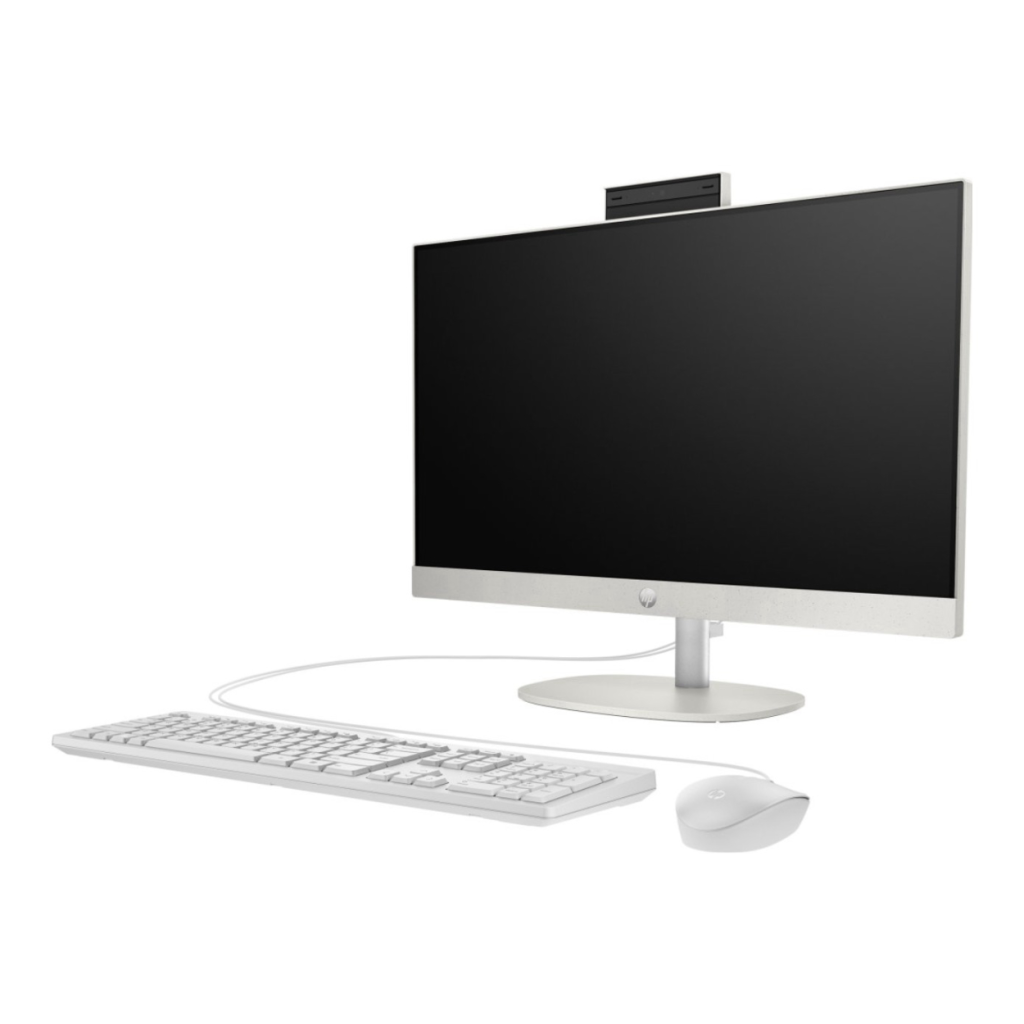 HP A1JY9ES, ProOne 245 G10, Ryzen 5 7520U, 23,8&quot; FHD Ekran, 16Gb DDR5 Ram, 512Gb SSD, Paylaşımlı Ekran Kartı, Free Dos All In One PC, BEYAZ (060)