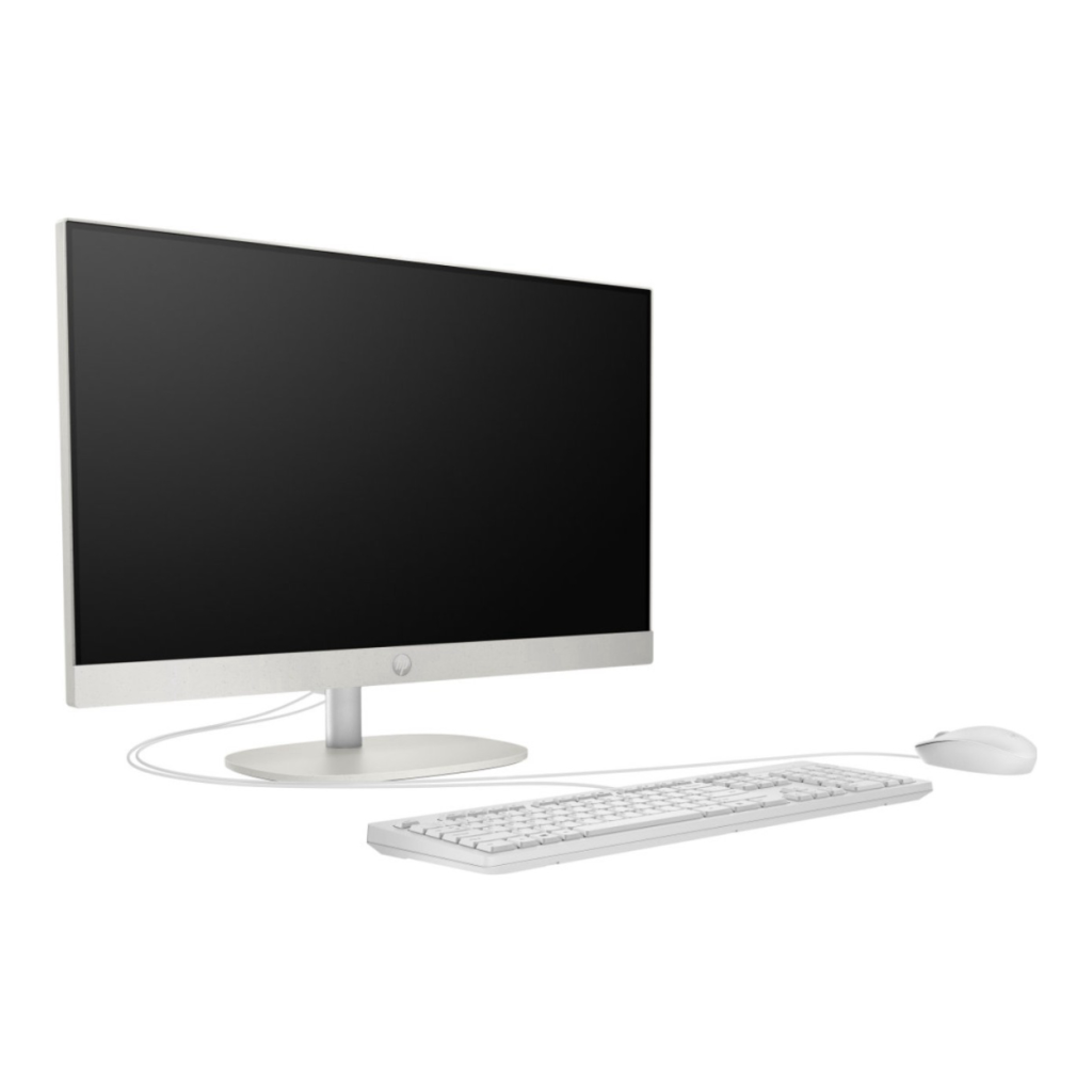 HP A1JY9ES, ProOne 245 G10, Ryzen 5 7520U, 23,8&quot; FHD Ekran, 16Gb DDR5 Ram, 512Gb SSD, Paylaşımlı Ekran Kartı, Free Dos All In One PC, BEYAZ (060)