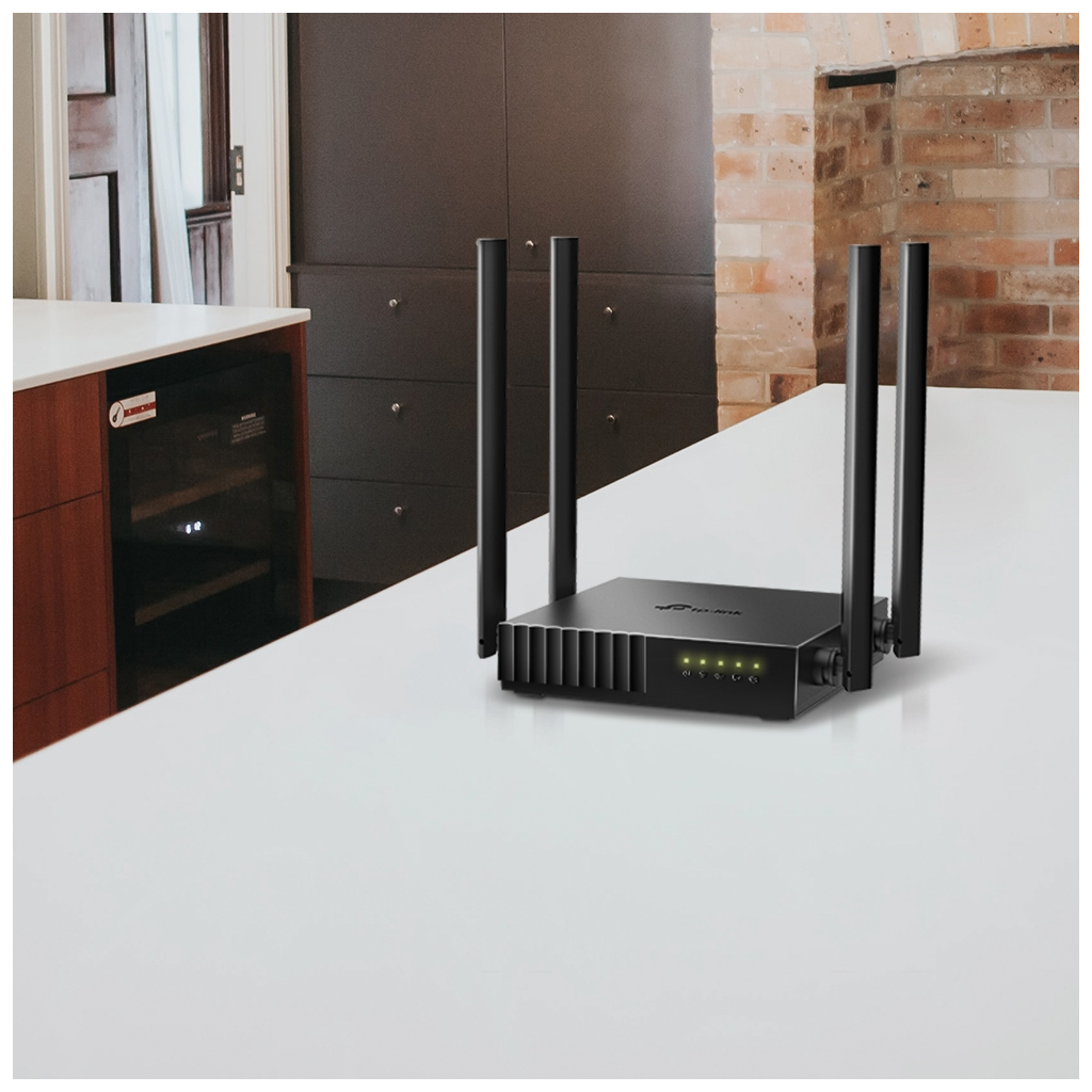 TP-LINK ARCHER C54, AC1200, 4Port, 300-867Mbps, Dual Band WiFi, Masaüstü, Megabit, Router, Access Point, Range Extender