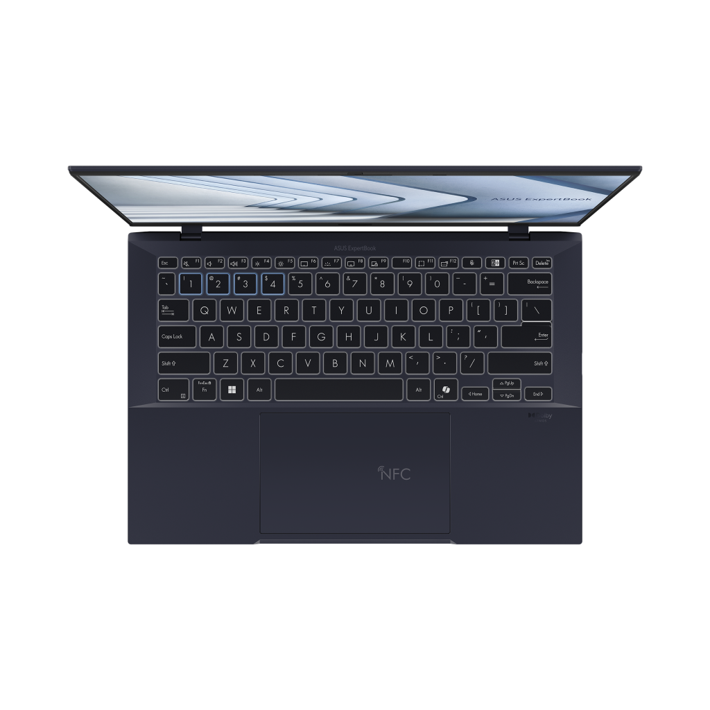 ASUS B9403CVAR-PP2139, ExpertBook B9 OLED, Ultra 7 150U, 14&quot; OLED, 32Gb DDR5 Ram, 1Tb NVMe SSD, Paylaşımlı Ekran Kartı, Free Dos, Kurumsal Notebook