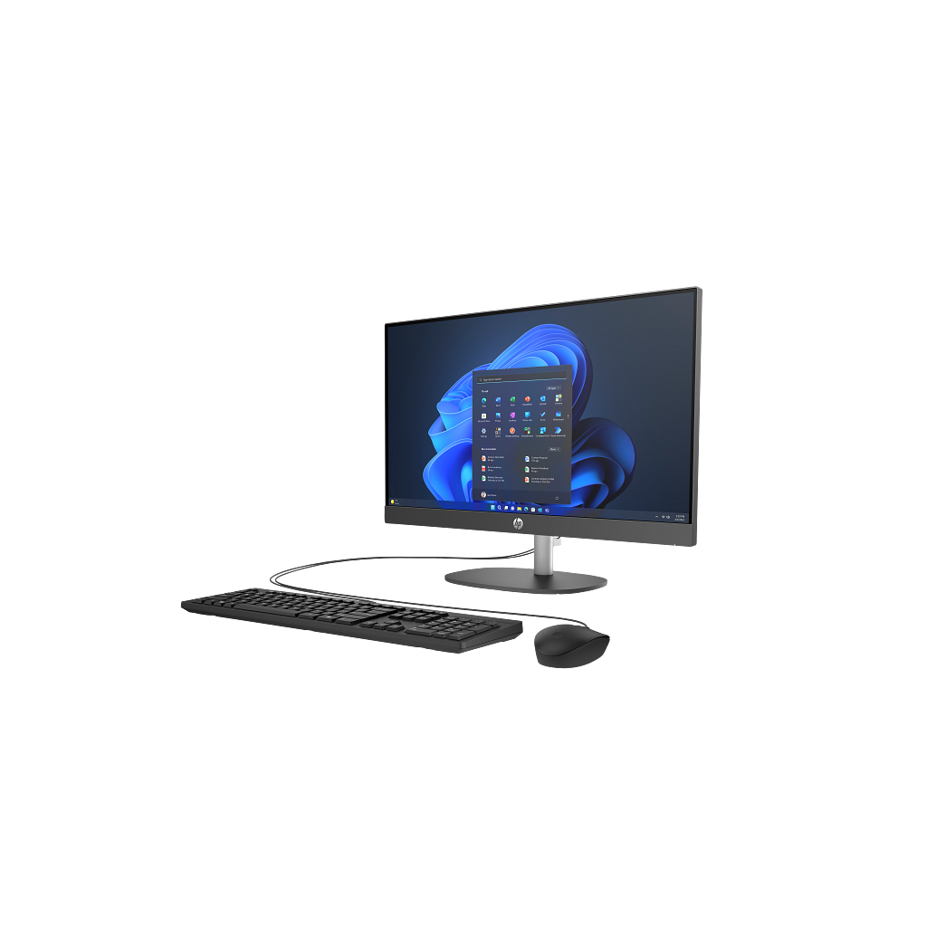 HP D1BC2ET, ProOne 240 G10,Ultra 7 155U, 23,8" FHD Ekran, 16Gb DDR5 Ram, 512Gb SSD, Paylaşımlı Ekran Kartı, Free Dos All In One PC, Siyah