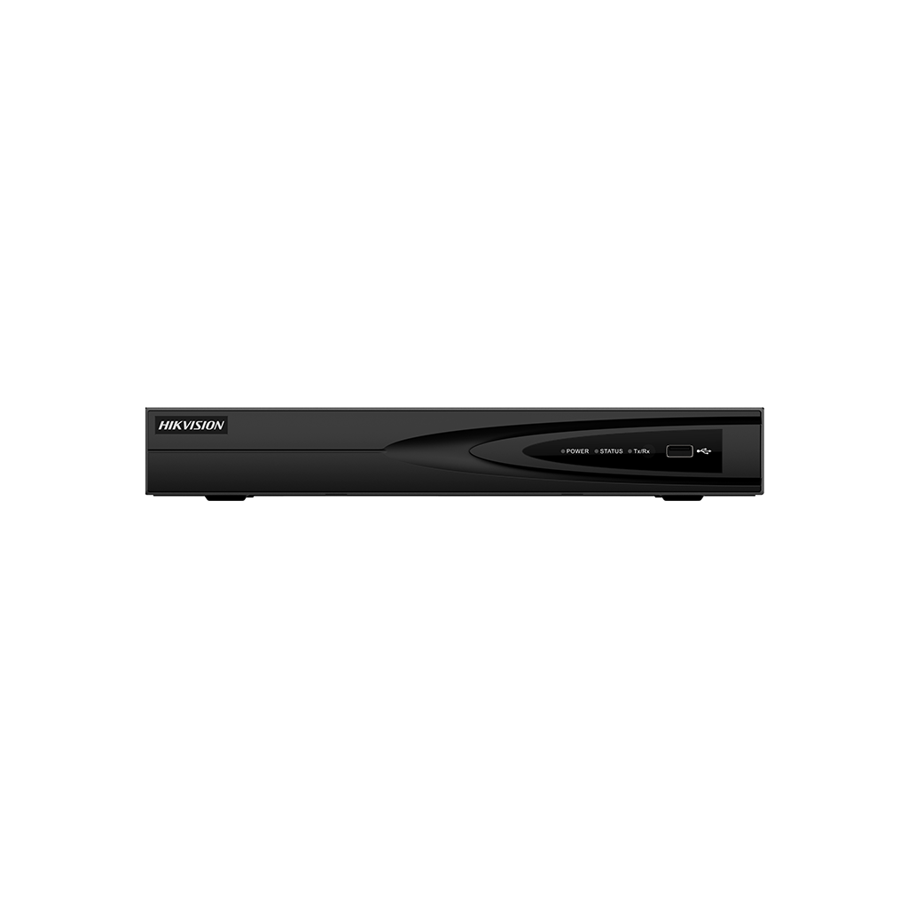 HIKVISION DS-7604NI-Q1/4P 8Mpix, H265+, 4Kanal Video, 4PoE, 1 HDD, UHD 4K 2160P Kayıt, 80Mbps Bant Genişliği, NVR