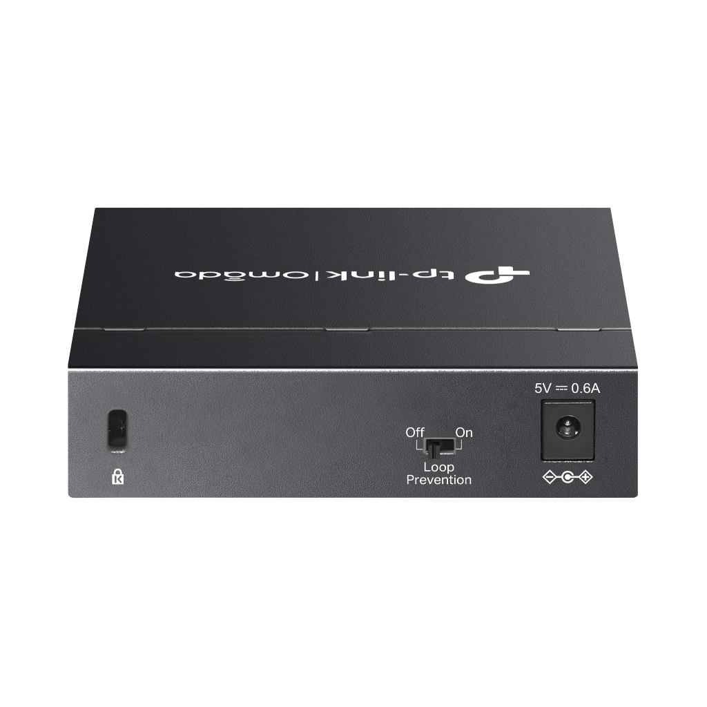 OMADA DS105G, 5 Port Gigabit,  Yönetilemez, Masaüstü/Vesa Metal Kasa Sessiz Switch