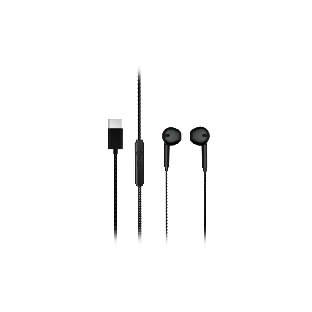 LECOO EH104, Type-C, Kulak içi Kulaklık, Mikrofon (Siyah)