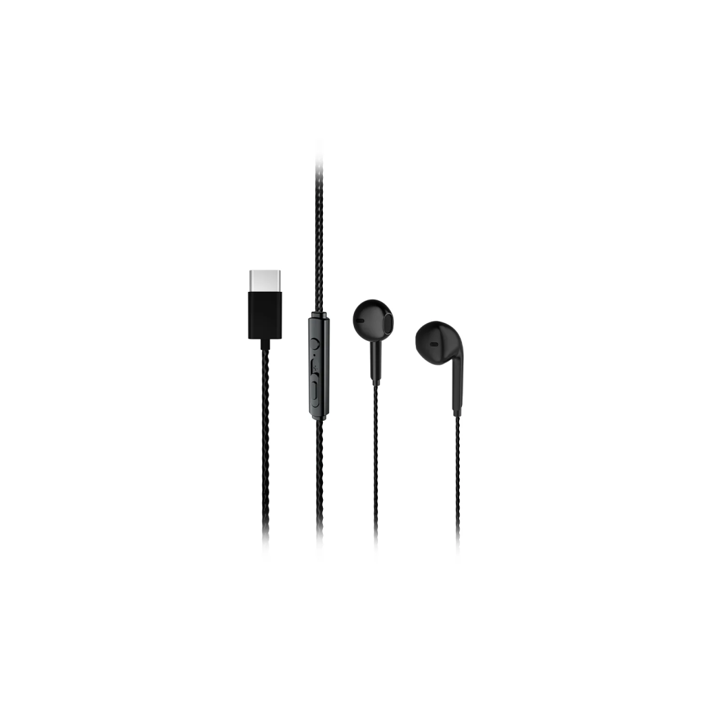LECOO EH104, Type-C, Kulak içi Kulaklık, Mikrofon (Siyah)