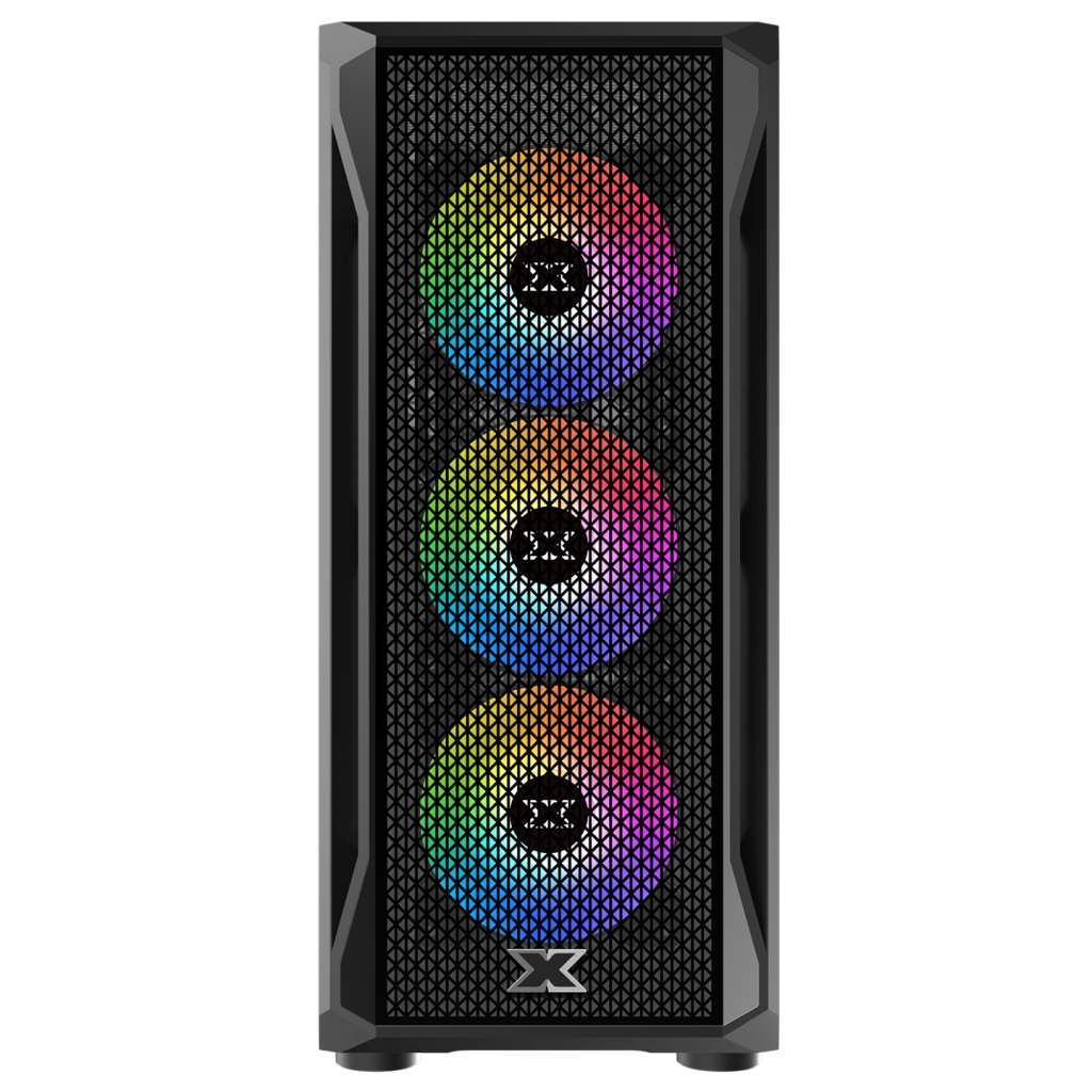 Xigmatek EN46195, Gaming X, 500W, Mesh Panel, Tempered Glass, RGB, ATX GAMING KASA