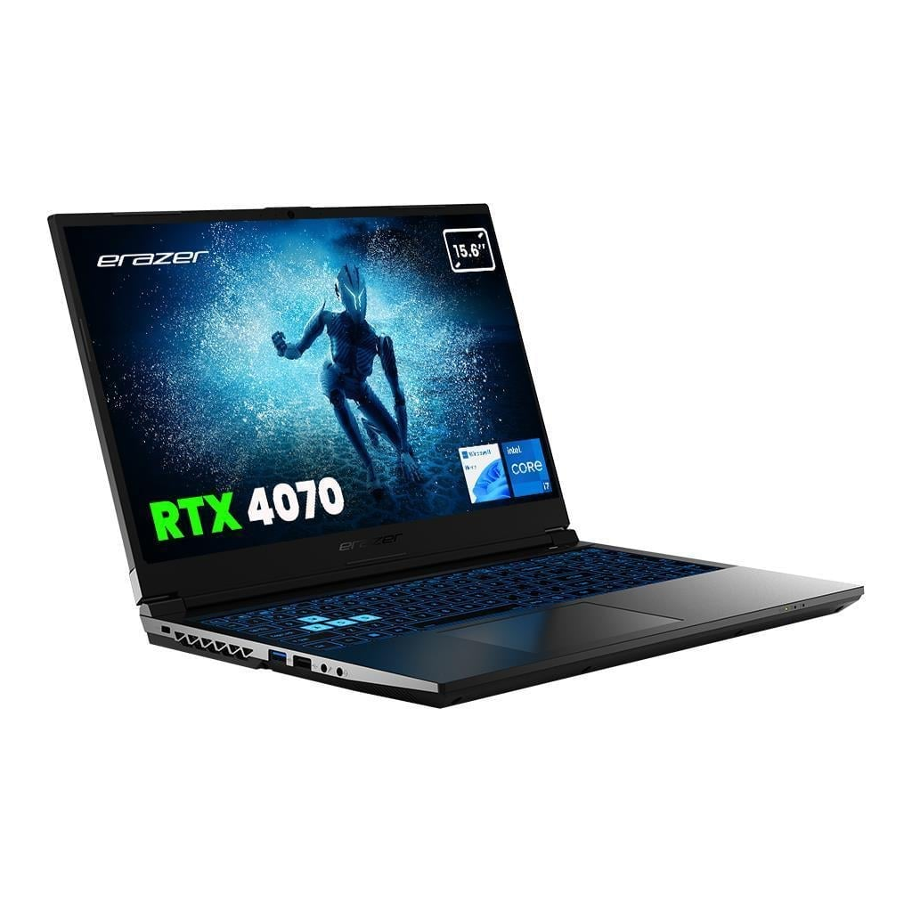ERAZER Deputy P60, MD62624-R32, i7-13620H,  15.6&quot; FHD, 144Hz, 32Gb Ram, 1TB NVMe M.2 SSD, 8GB RTX4070 Ekran Kartı, Win11 Home, Gaming Notebook
