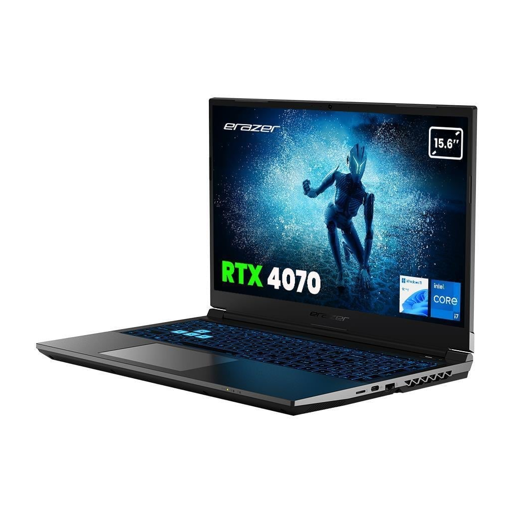 ERAZER Deputy P60, MD62624-R32, i7-13620H,  15.6&quot; FHD, 144Hz, 32Gb Ram, 1TB NVMe M.2 SSD, 8GB RTX4070 Ekran Kartı, Win11 Home, Gaming Notebook