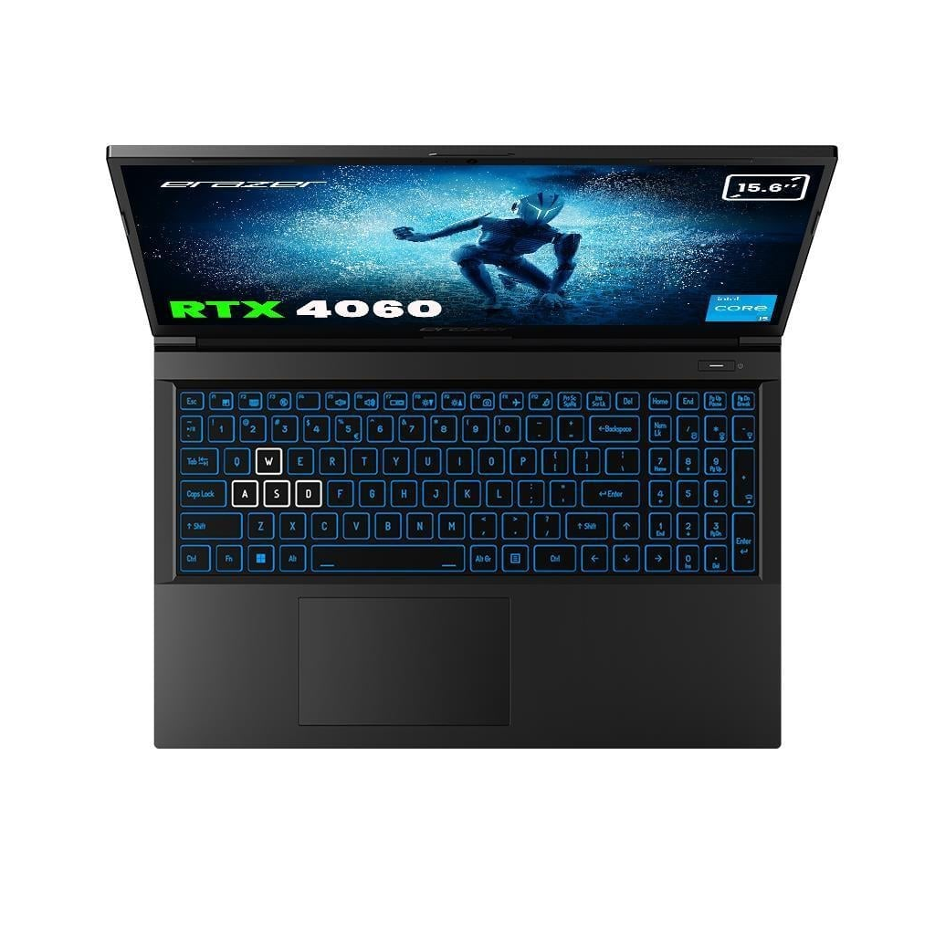 ERAZER Deputy P60i, MD62747-R32S1, i5-13420H,  15.6&quot; FHD, 144Hz, 32Gb Ram, 1TB NVMe M.2 SSD, 8GB RTX4060 Ekran Kartı, Free Dos, Gaming Notebook