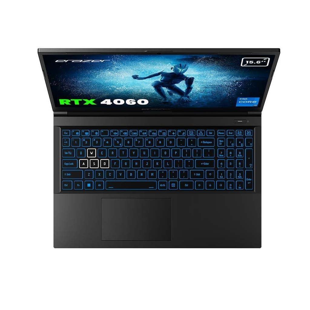 ERAZER Deputy P60i, MD62749-R32, i7-13620H,  15.6&quot; FHD, 144Hz, 32Gb Ram, 1TB NVMe M.2 SSD, 8GB RTX4060 Ekran Kartı, Free Dos, Gaming Notebook