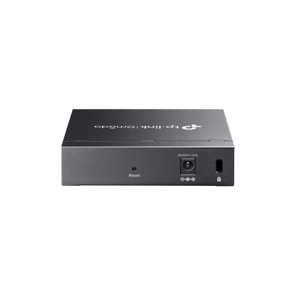 OMADA ES205GP, 5 Port Gigabit,  4 Port Gigabit PoE+, 65W, Yönetilebilir, Metal Kasa Masaüstü/Vesa Switch