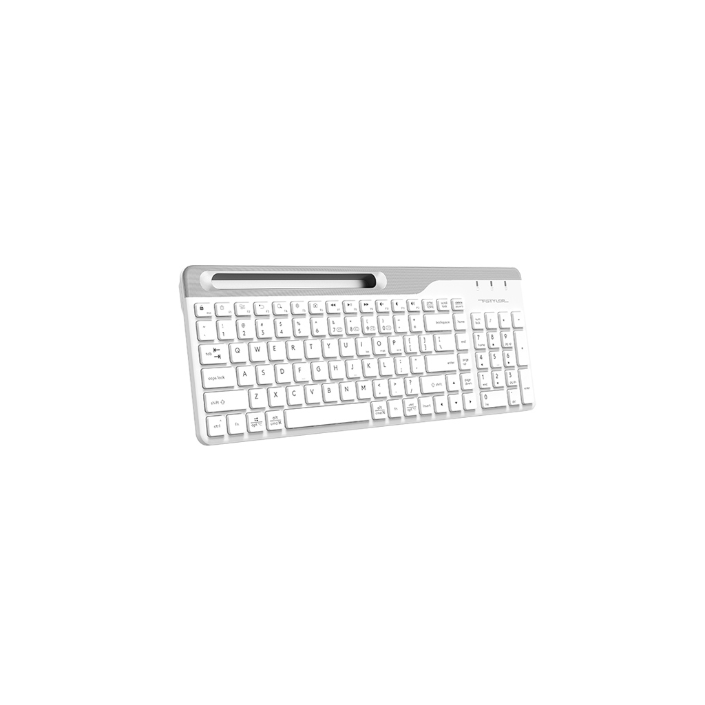 A4 TECH FBK25, Beyaz, Kablosuz, Bluetooth, Türkçe Q, Multimedya, KLAVYE