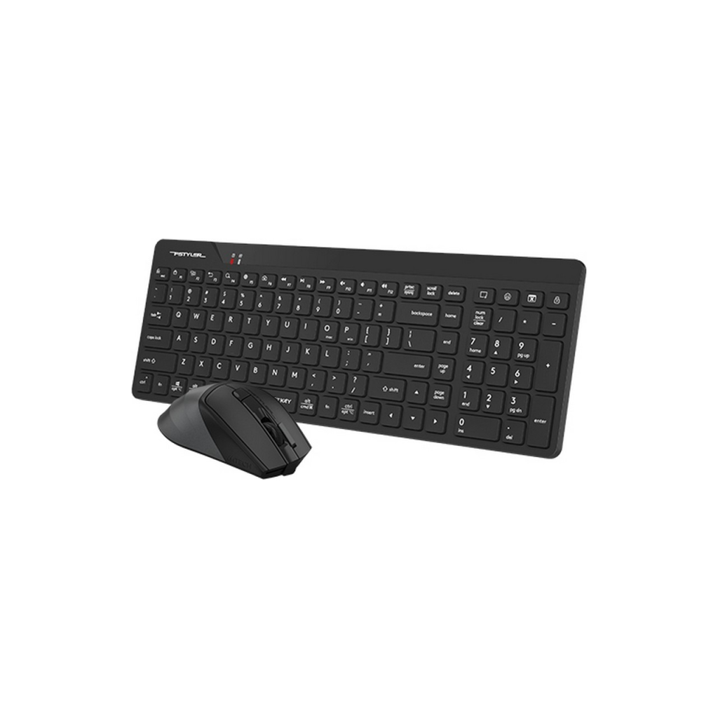 A4 TECH FG2400 AIR2 Siyah, FSTYLER, 2.4Ghz Mini Kablosuz, Türkçe Q, SESSİZ Klavye Mouse Set