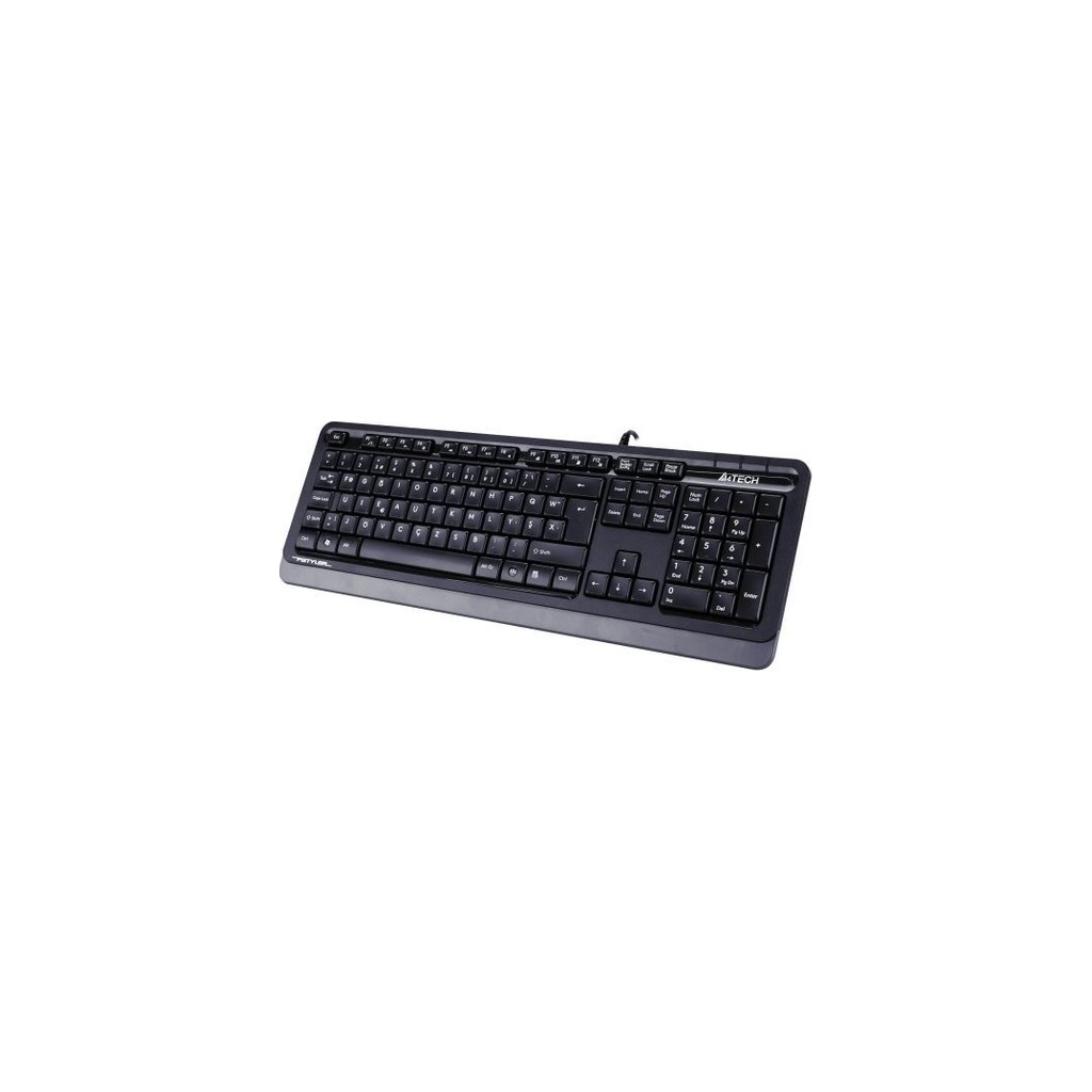 A4 TECH FK10, Gri, FSTYLER, USB Kablolu,  Türkçe F, Multimedya KLAVYE