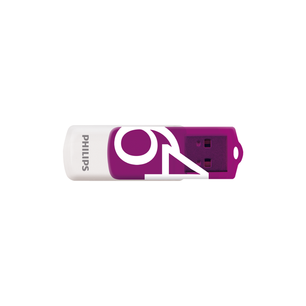 PHILIPS FM64FD05B, 64GB, USB 2.0, Vivid, Mor, Flash Disk