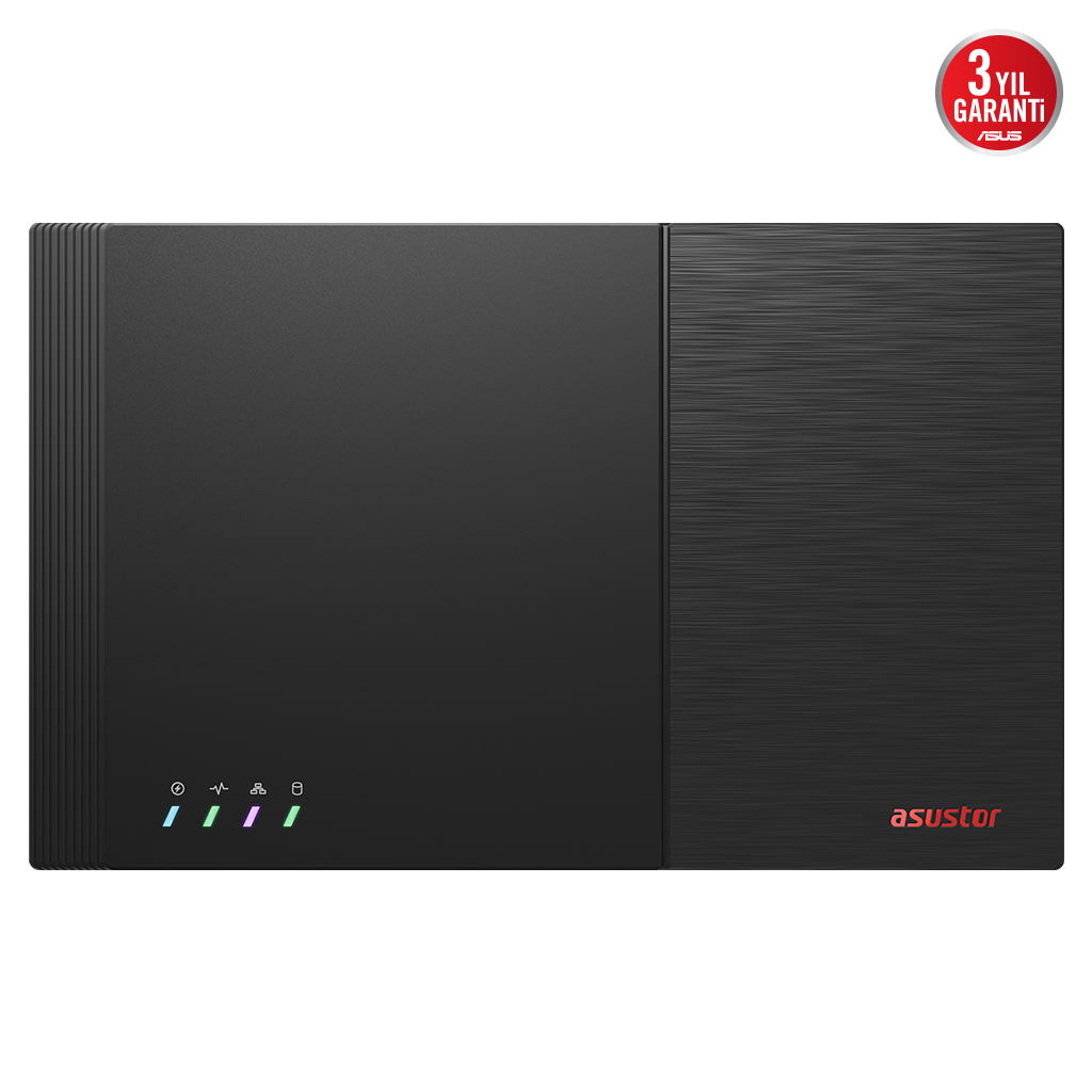 ASUSTOR FS6706T FLASHTOR 6, Intel N5105 CPU, 4Gb DDR4 Ram, (6x8TB) M.2 NVMe Yuvası, HDMI, 2x2.5GbE Network, 2xUSB 3.2, 2xUSB 2.0, Tower NAS (Yedekleme) Cihazı