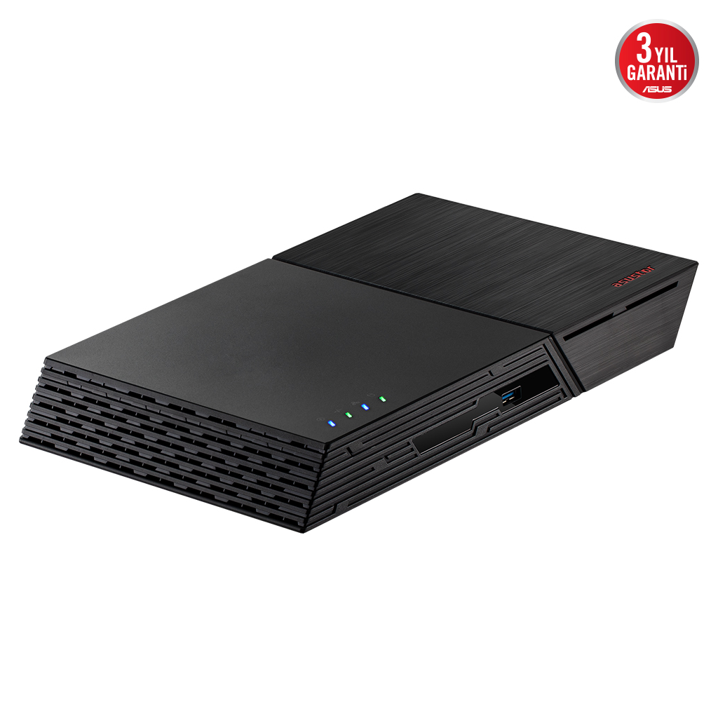 ASUSTOR FS6706T FLASHTOR 6, Intel N5105 CPU, 4Gb DDR4 Ram, (6x8TB) M.2 NVMe Yuvası, HDMI, 2x2.5GbE Network, 2xUSB 3.2, 2xUSB 2.0, Tower NAS (Yedekleme) Cihazı