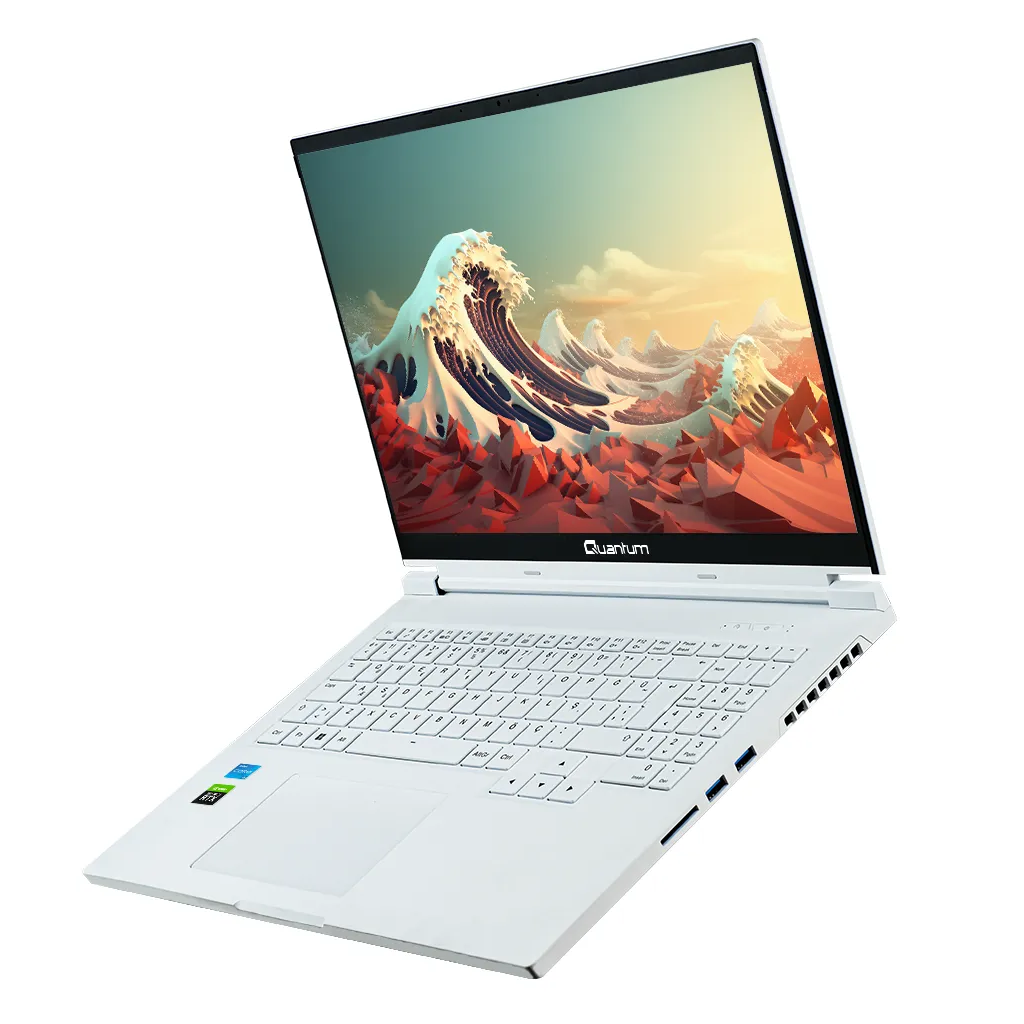 QUANTUM WhiteFang G4035, Ryzen 7 8745HS, 16&quot; FHD, 16Gb Ram, 512Gb SSD, 8Gb RTX4060, Free Dos Gaming Notebook (Beyaz)