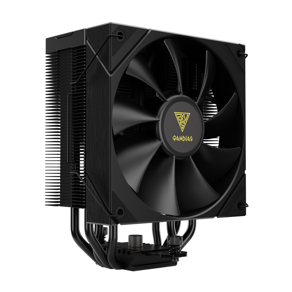 GAMDIAS BOREAS E2-410, 120mm, CPU  Kule Tipi Hava Soğutma, Doğrudan Temas Teknolojisine Sahip 4 adet Gelişmiş Bakır Isı Borusu (AMD AM4-AM5 ve INTEL Tüm işlemciler ile uyumlu)