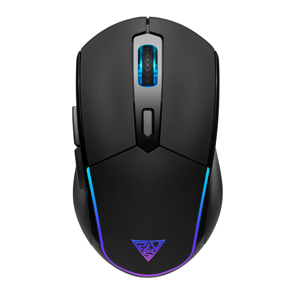 GAMDIAS HADES M2, RGB Aydınlatma, Kablosuz,  7 Tuşlu, Şarj Edilebilir, Gaming Mouse, 4800DPI, Siyah