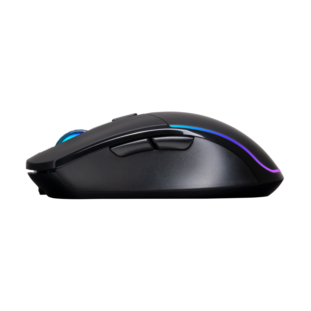 GAMDIAS HADES M2, RGB Aydınlatma, Kablosuz,  7 Tuşlu, Şarj Edilebilir, Gaming Mouse, 4800DPI, Siyah