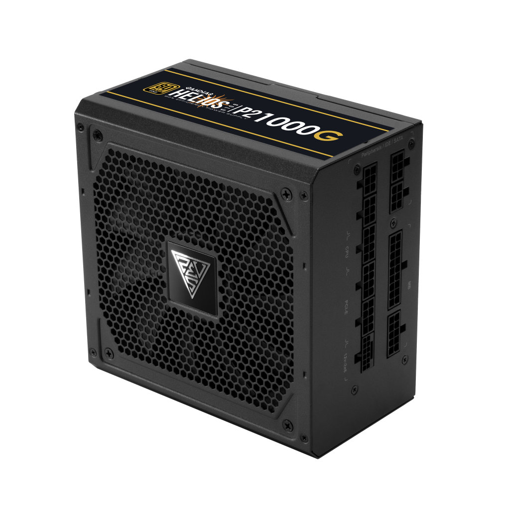 GAMDIAS HELIOS P2-1000G, 1000W, 80+ Gold, Full Modüler, Aktif PFC, GAMING, ATX, Power Supply (PSU)