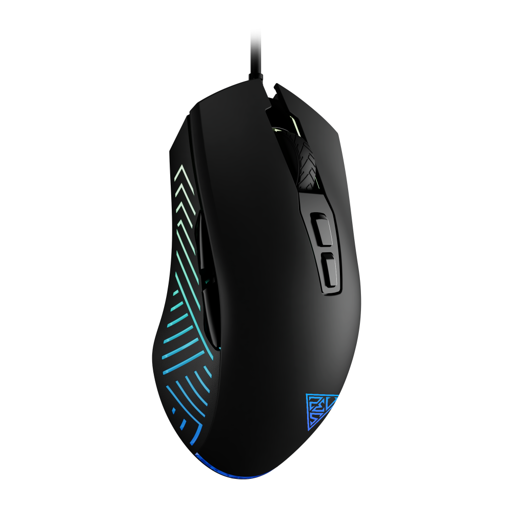 GAMDIAS ZEUS E4, RGB Aydınlatma, USB Kablolu,  7 Tuşlu, Gaming Mouse, 7200DPI, Siyah