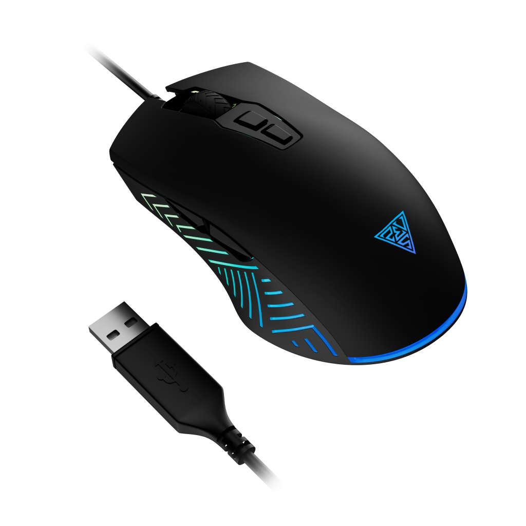 GAMDIAS ZEUS E4, RGB Aydınlatma, USB Kablolu,  7 Tuşlu, Gaming Mouse, 7200DPI, Siyah